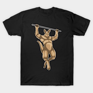Kangaroo Bodybuilder Pull ups Bodybuilding T-Shirt